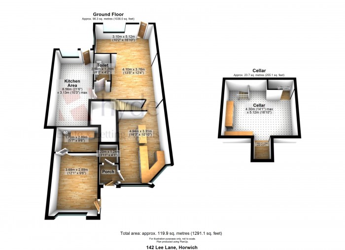 Floorplans For Lee Lane, Horwich, Bolton, BL6 7AF