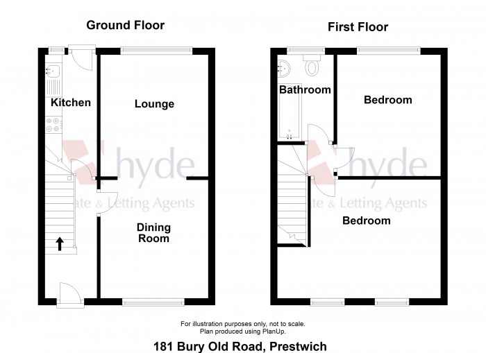 Floorplans For Bury Old Road, Prestwich, Manchester, M25 1JF