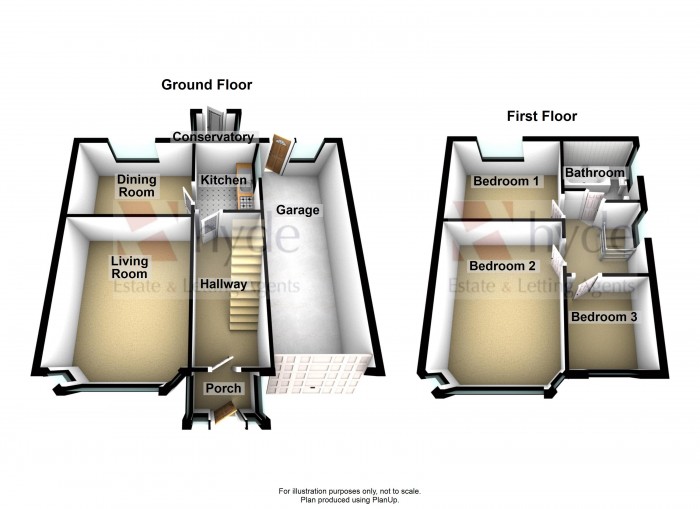 Floorplans For Lynton Drive, Prestwich, Manchester, M25 2QS