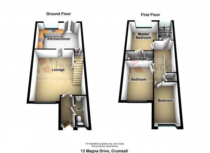 Floorplans For Magna Drive, Crumpsall, Manchester, M8 5EQ